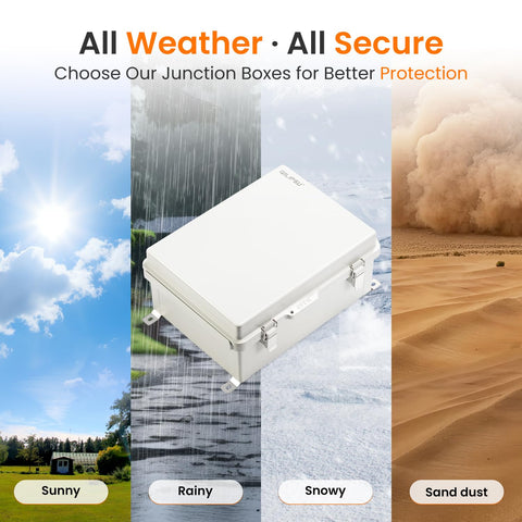 QILIPSU versatile enclosure supports CCTV, routers, solar devices.