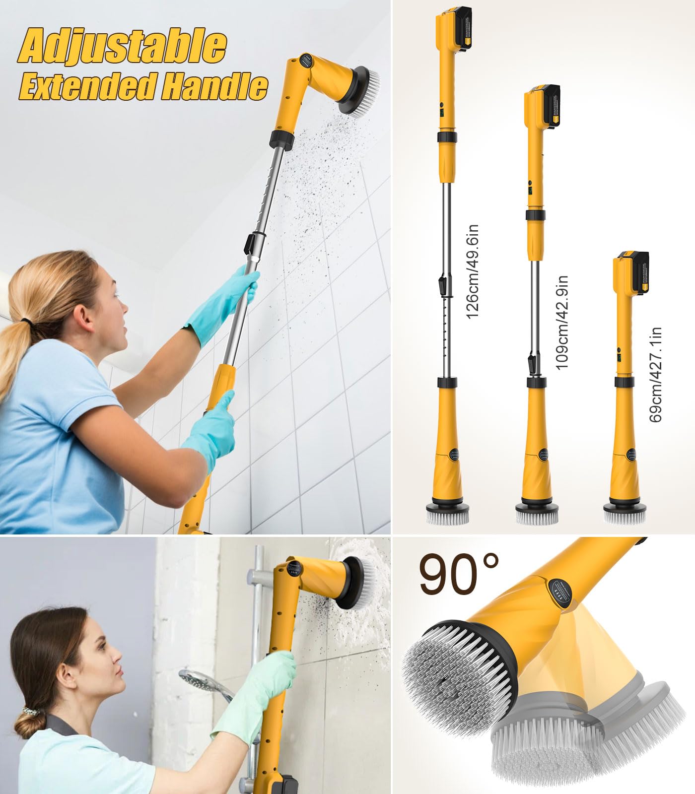Qimedo dual battery pack enables longer cleaning sessions.