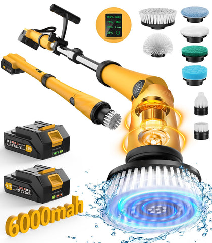 Qimedo electric spin scrubber main unit for powerful, all-in-one cleaning.