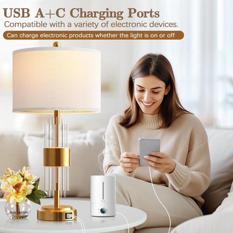 QiMH 2700K LED bulb included delivers warm, calming illumination