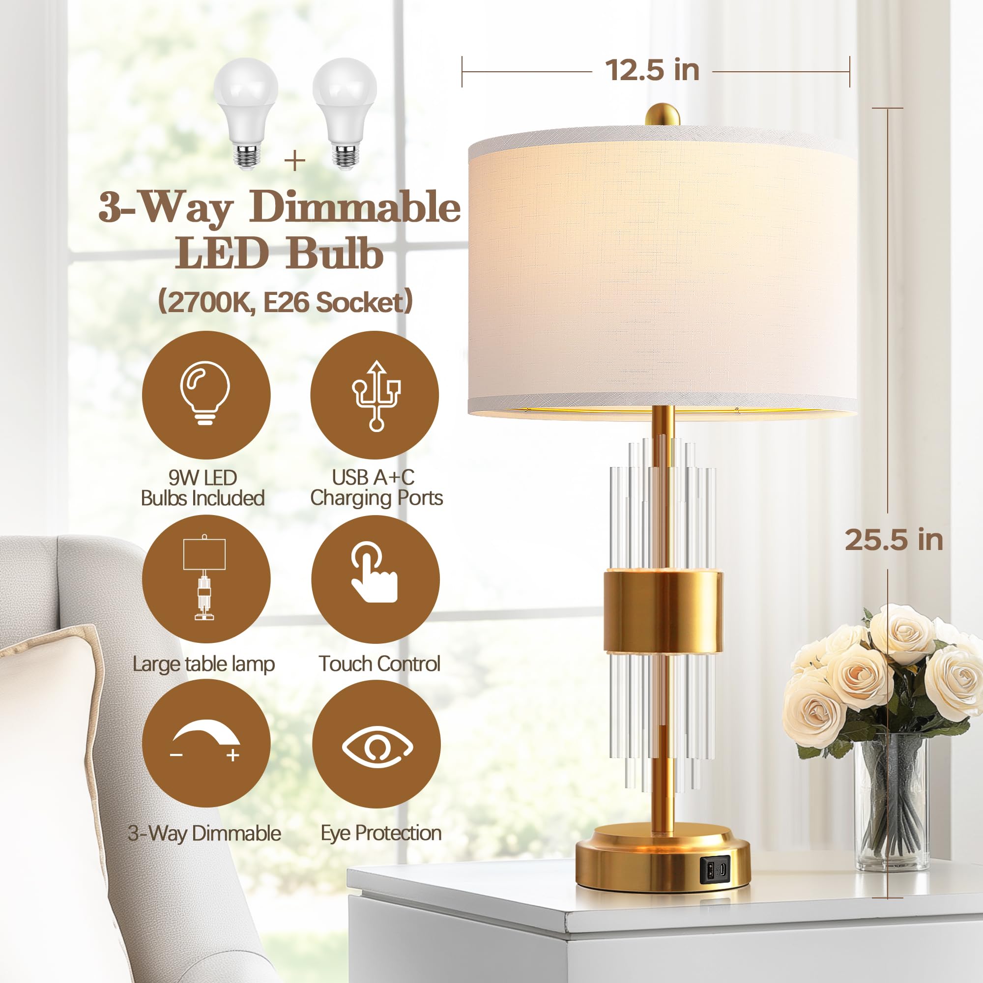 QiMH decorative clear acrylic wrap adds modern visual interest