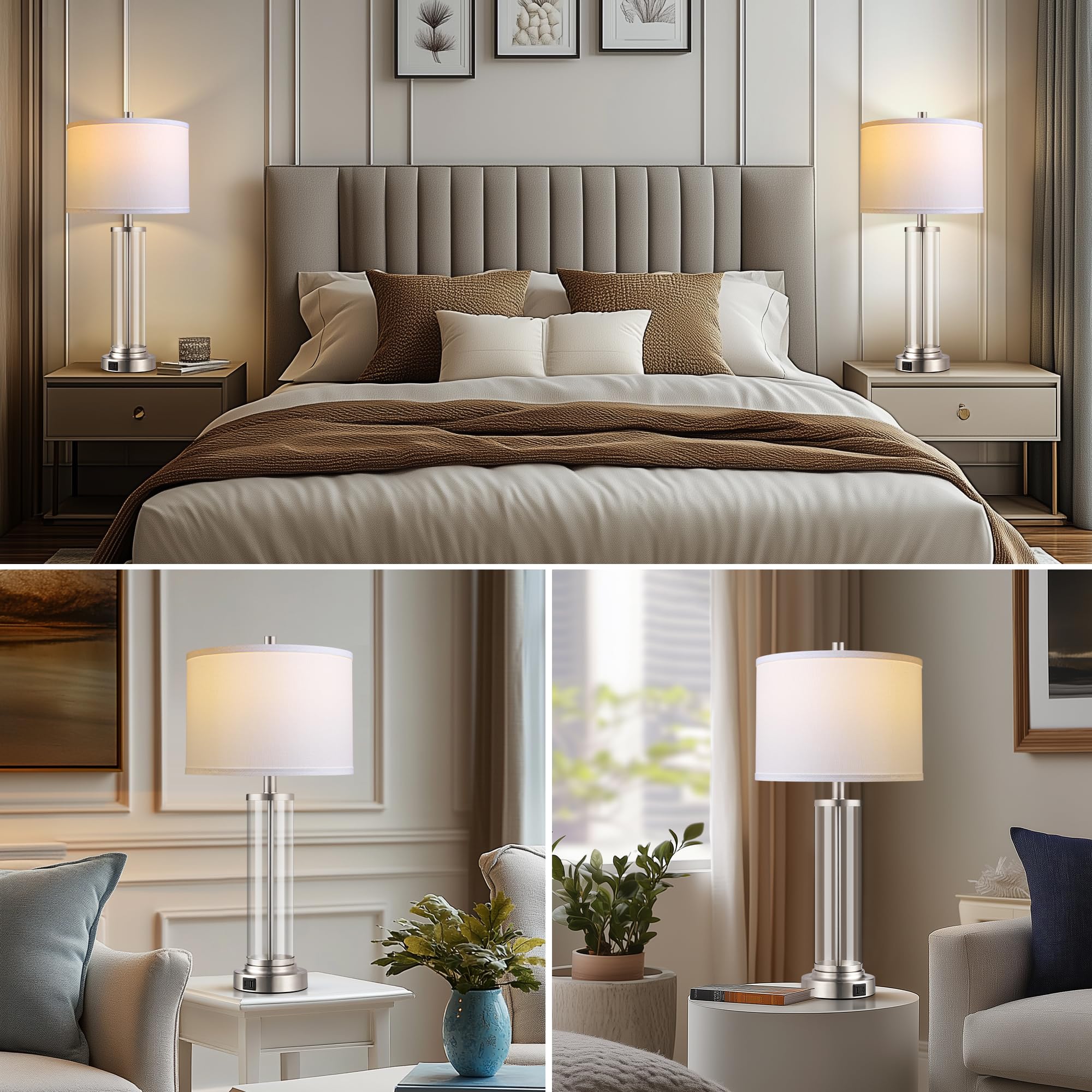 QiMH eye-friendly illumination for bedroom and living room
