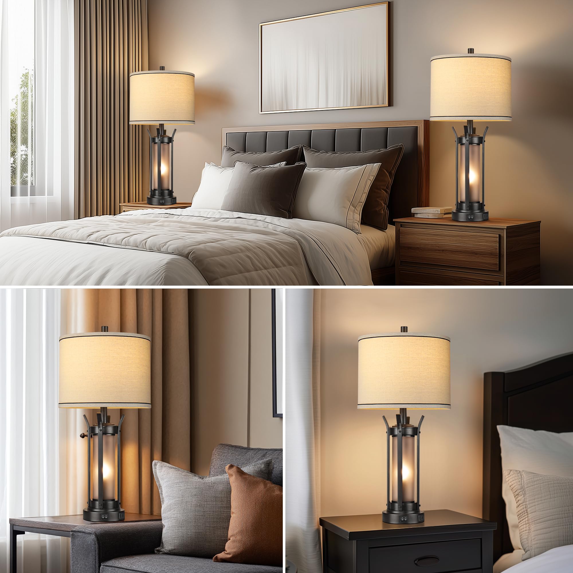 QiMH two-piece set ideal for bedrooms or living rooms
