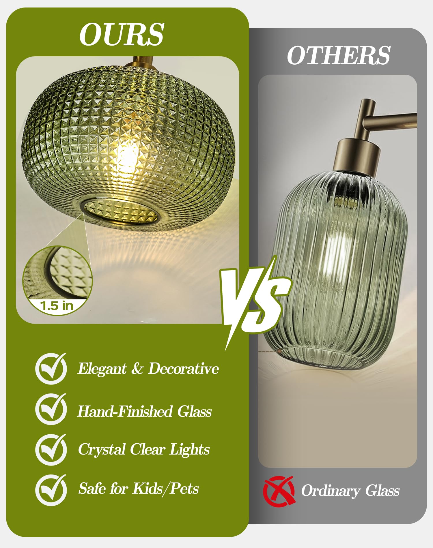 QiMH Gold floor lamp marble base ensures stability and premium feel.
