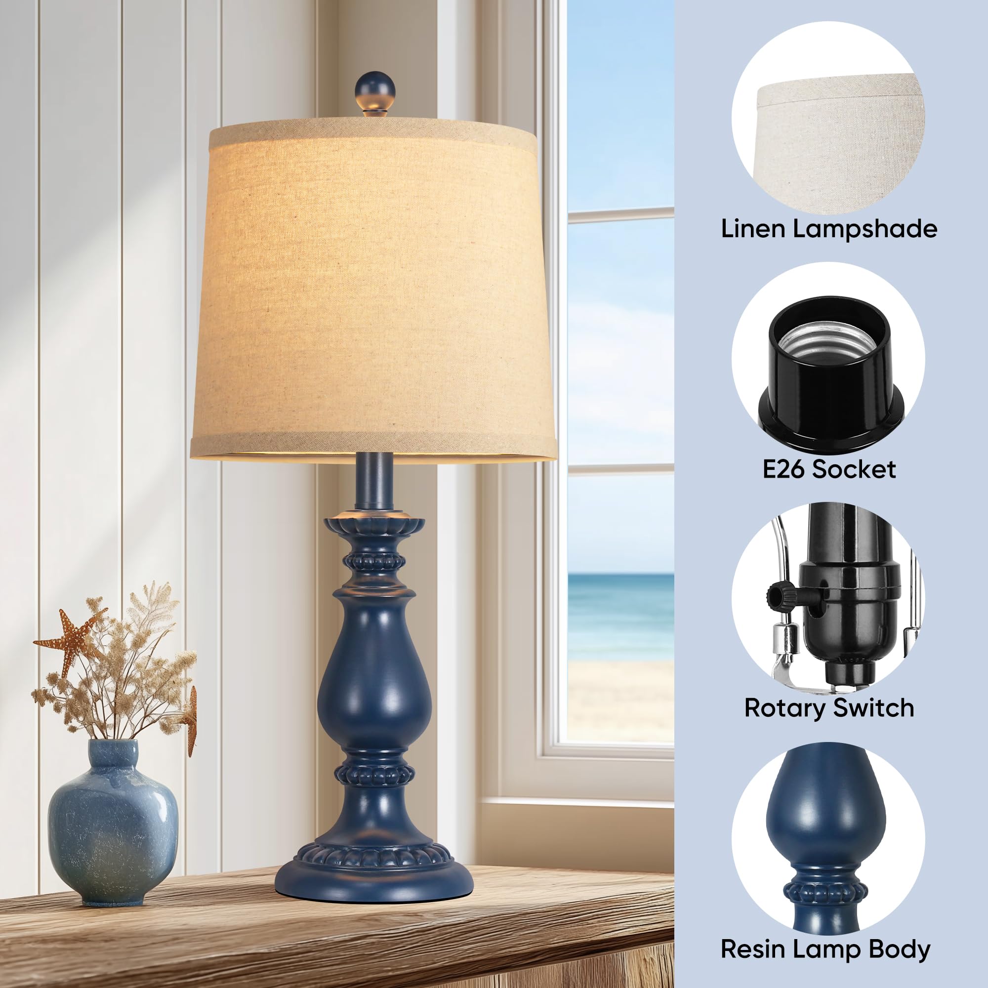 QiMH lamp set features rotary switch for easy control
