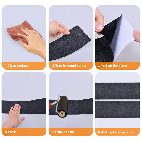 Qingluan anti-slip tape with thick PVC base endures heavy traffic