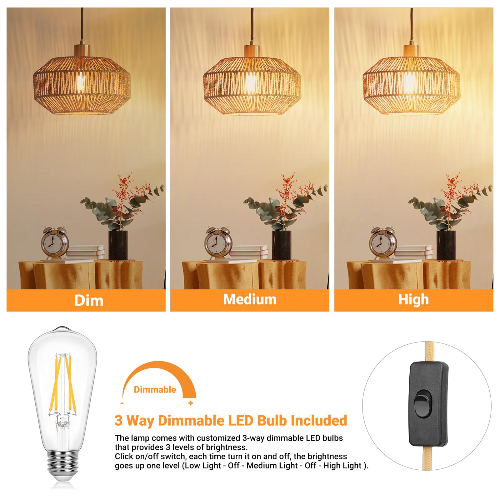 Qingmiao hollow shade casts 360-degree light and decorative shadows.