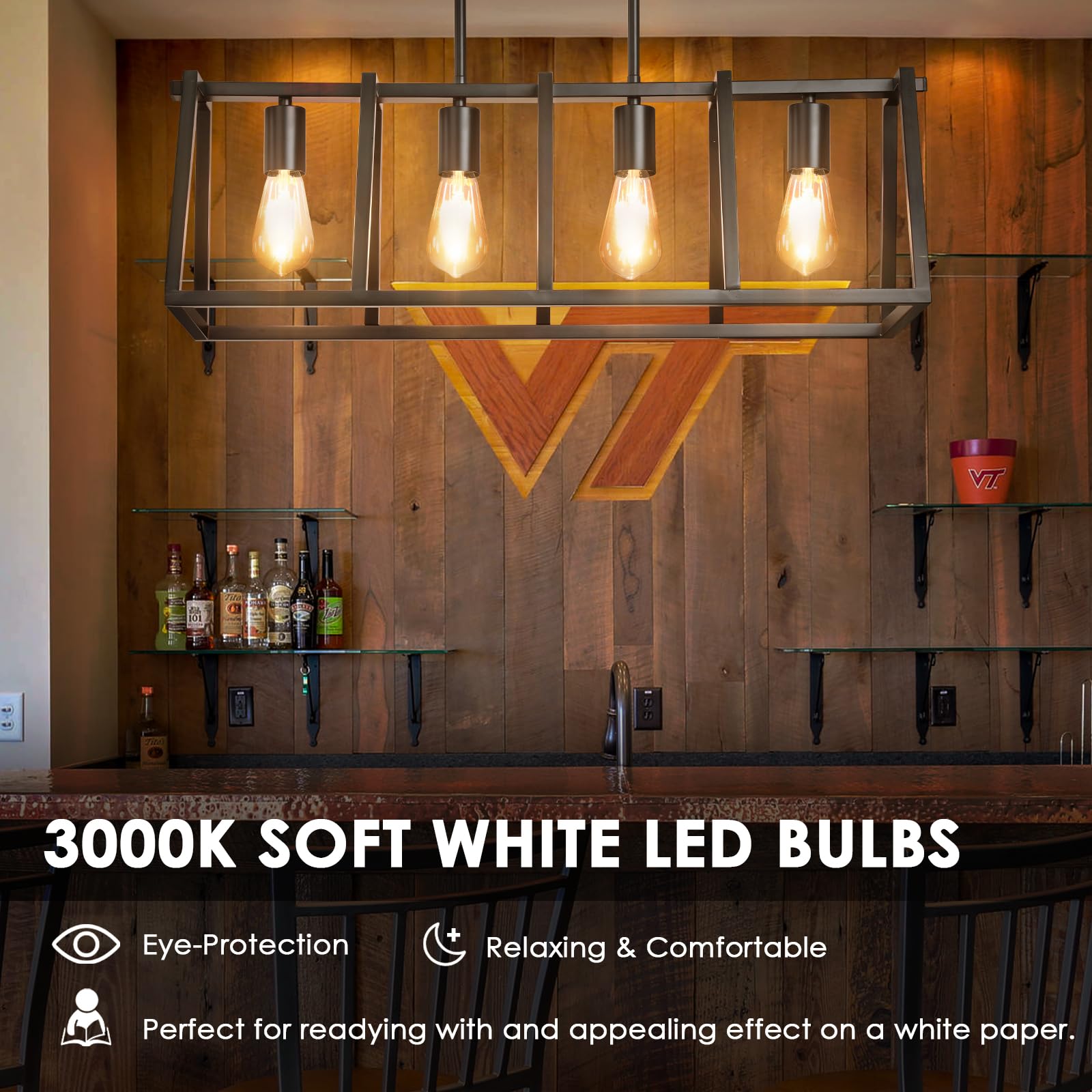 Qingmiao clear glass filament bulbs showcase vintage style and brightness