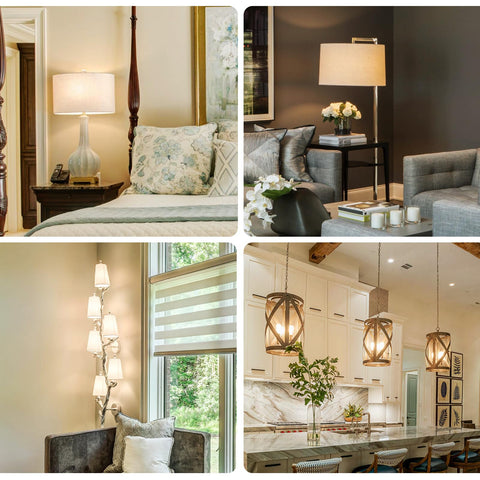 Qingmiao dimmable bulbs compatible with most dimmers for mood control.