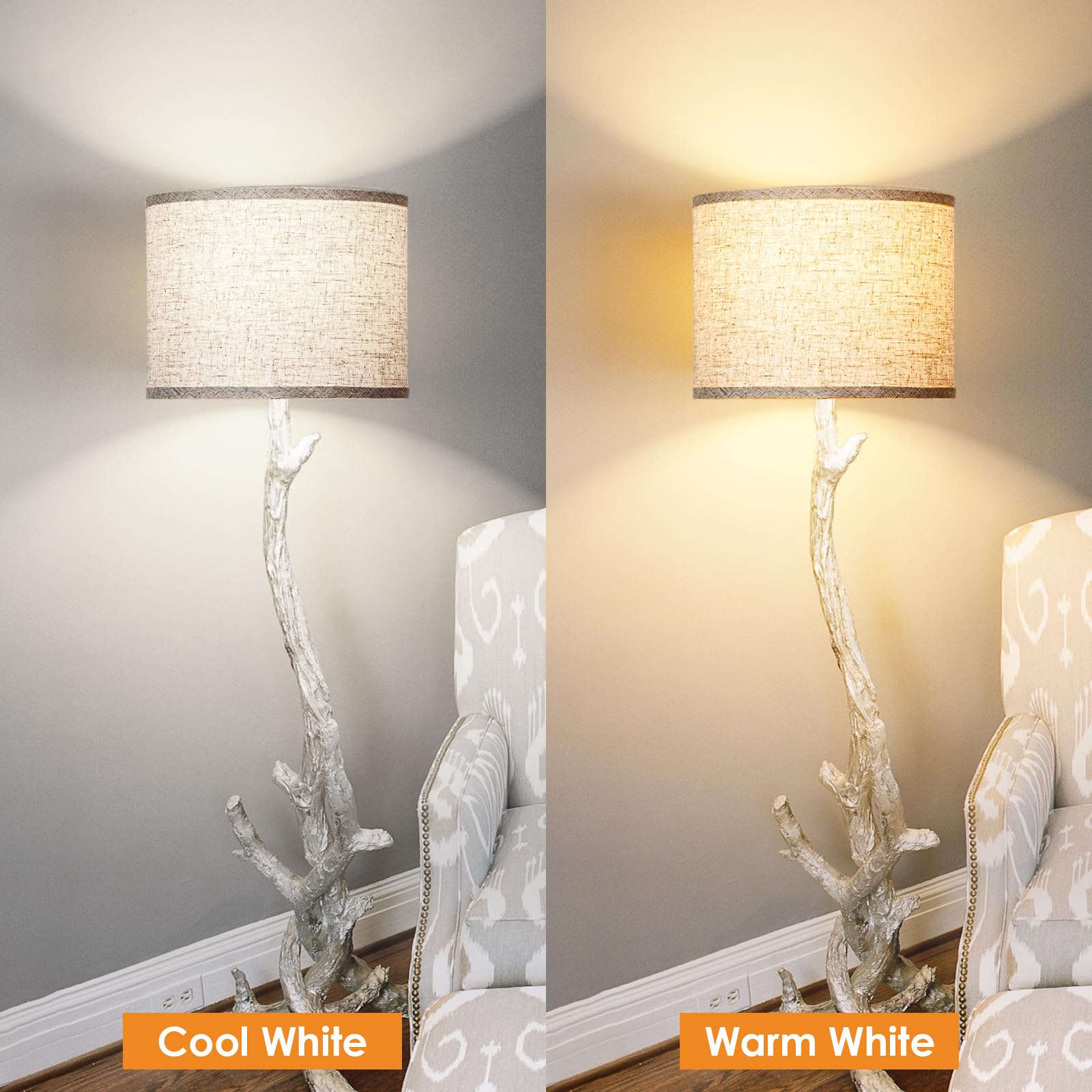 Qingmiao E26 base and spider fitter lamp shade with included harps and finials