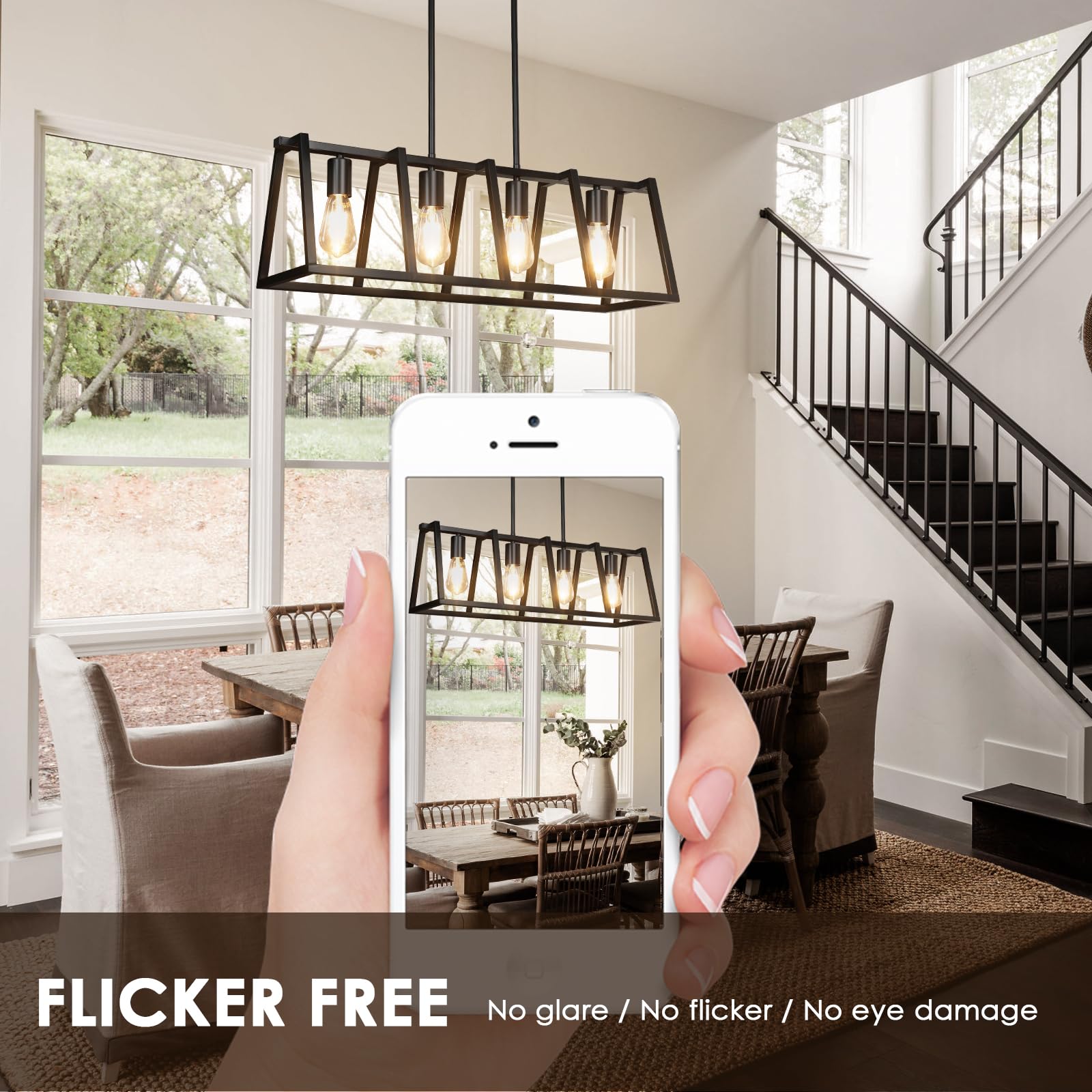 Qingmiao flicker-free bulbs reduce eye strain in any room