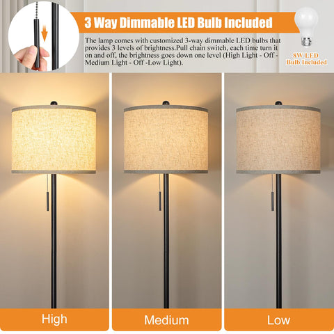 Qingmiao linen shade assembly showcases elegant design and easy setup.