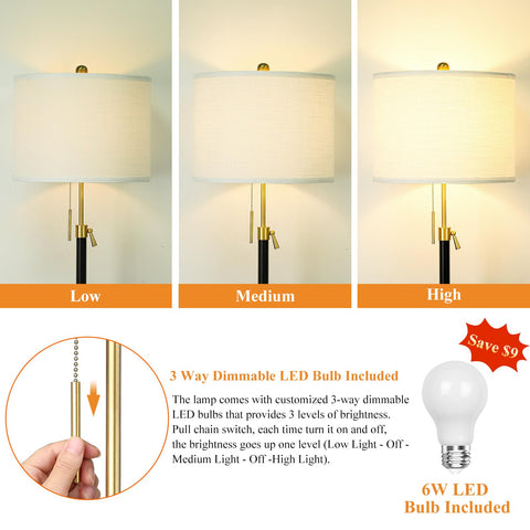 Qingmiao white linen shade softens light for reading corners.