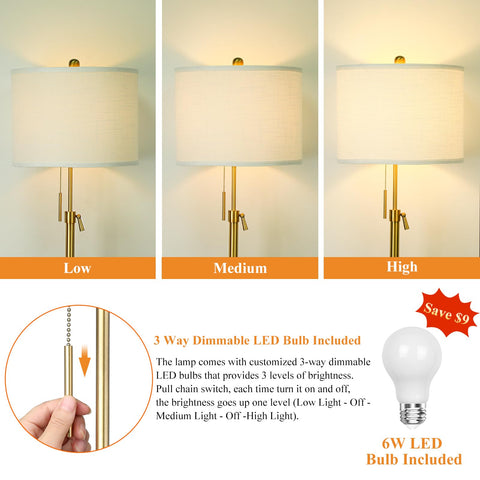 Qingmiao height-adjustable floor lamp adapts to different seating and work areas.