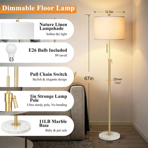 Qingmiao pull-chain switch lamp offers easy on/off and brightness control.
