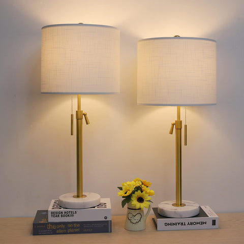 Qingmiao table lamp easy assembly with clear setup steps.