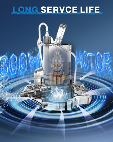 QIOMALA adapters and check valve included for versatile connections