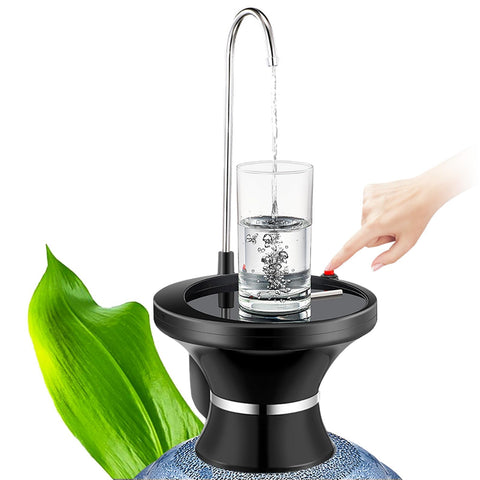 QIQU USB pump front view for cordless hydration.