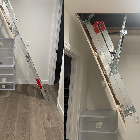 QIXIN attic stair hinge installation aids quick setup