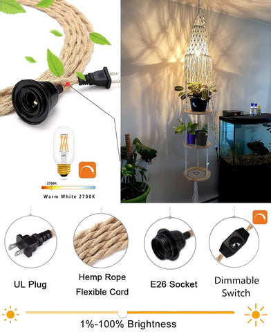 QIYIZM 3-tier hanging plant shelves add greenery and storage in style