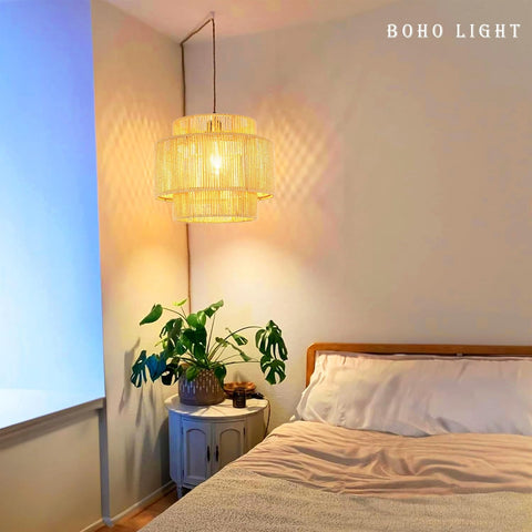 QIYIZM included Edison bulb delivers warm 2700K glow in cozy settings