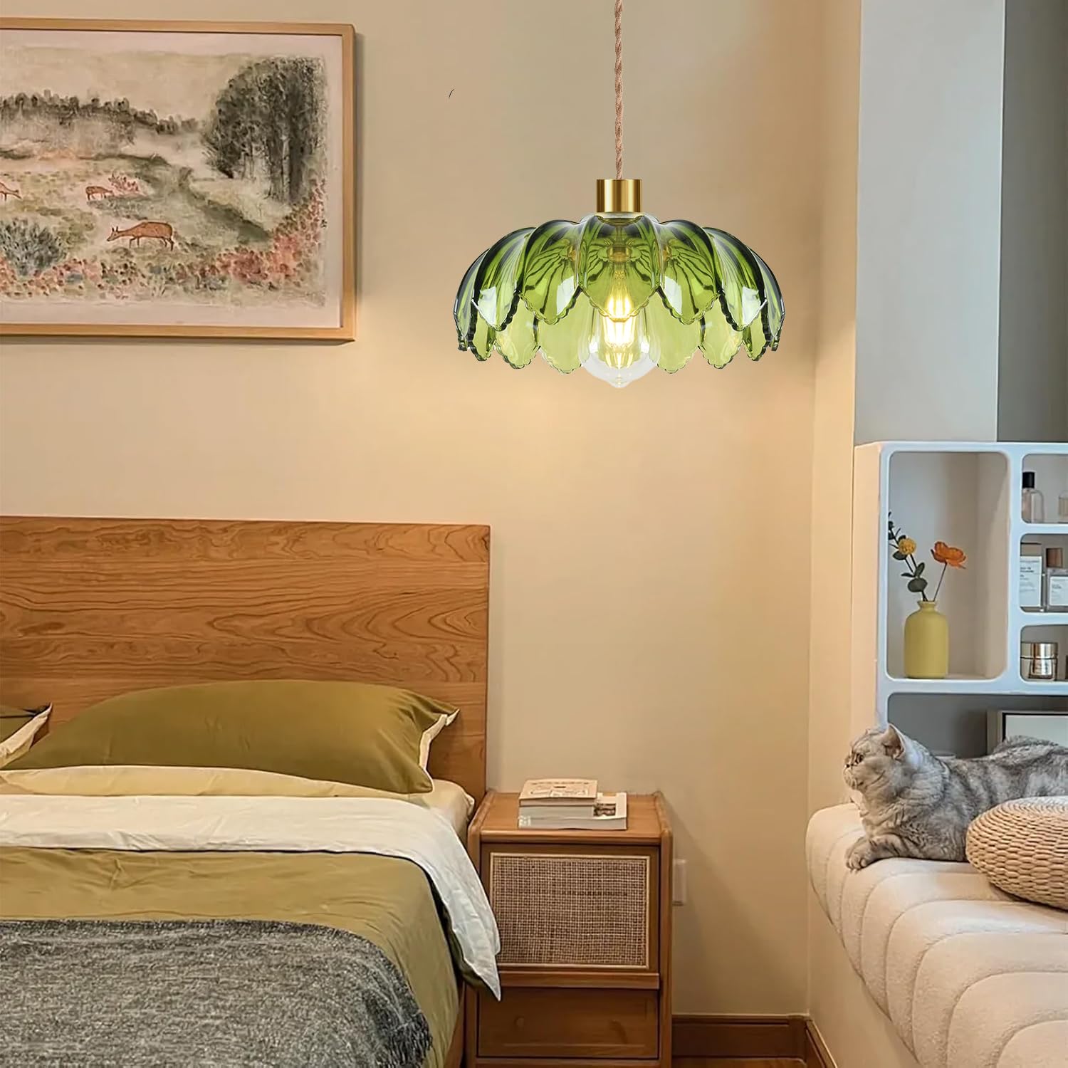 QIYIZM dimmable switch control to adjust brightness by mood.