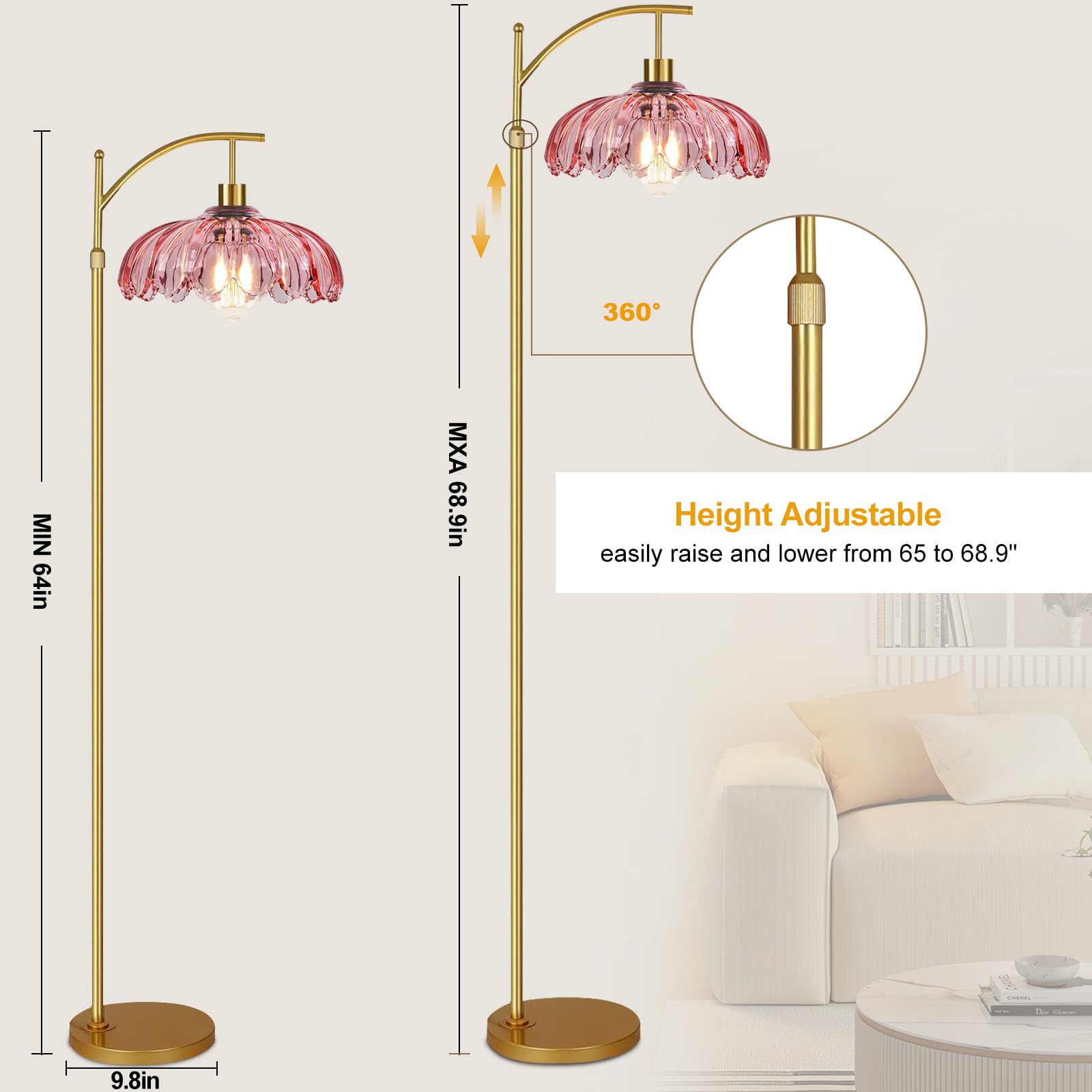 QIYIZM dual-switch lamp blends remote and foot control