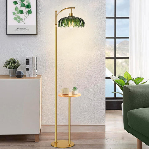 QIYIZM arc design lamp complements living rooms and reading corners