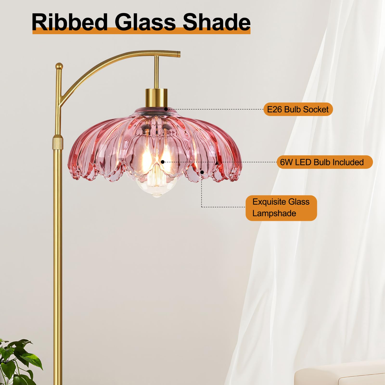 QIYIZM height-adjustable lamp adapts to seating or reading height