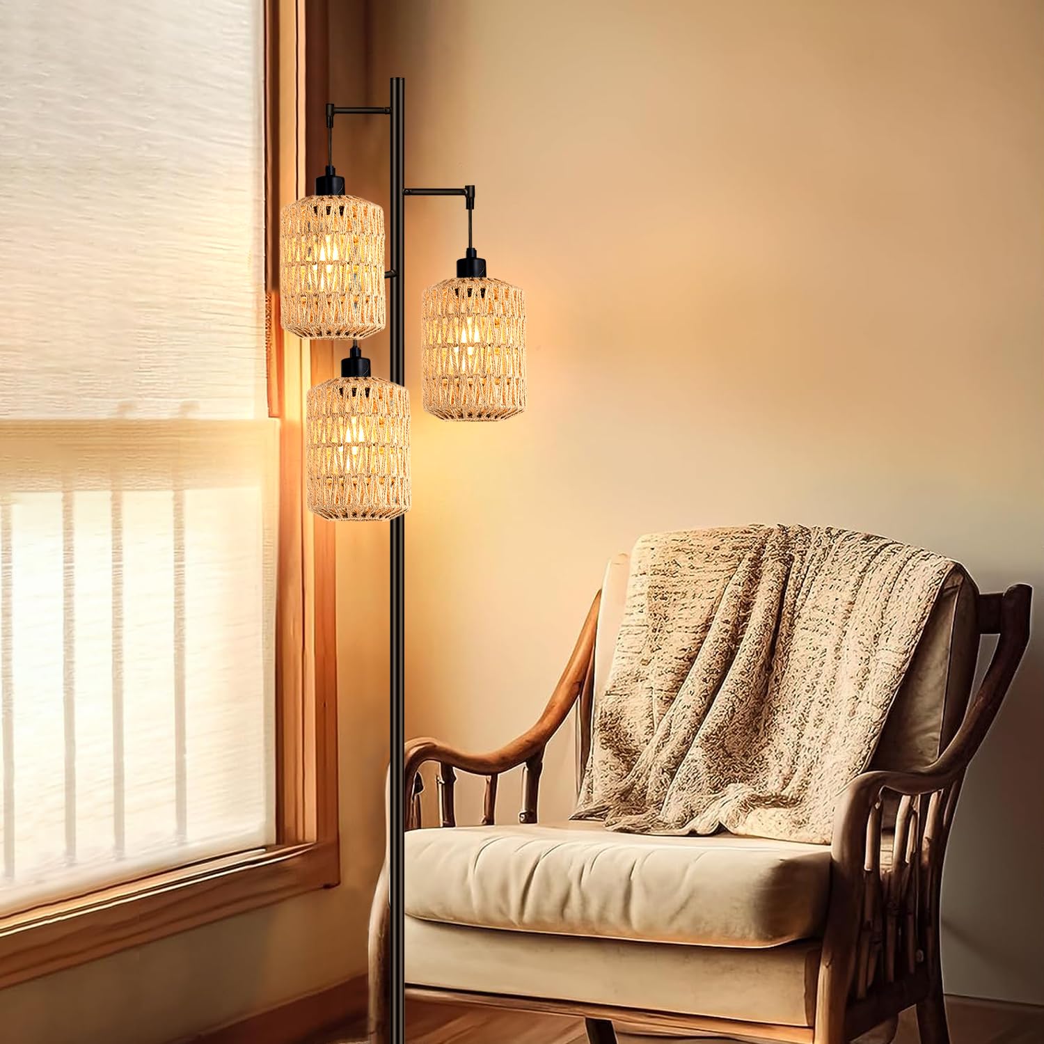 QIYIZM three LED bulbs included for immediate use