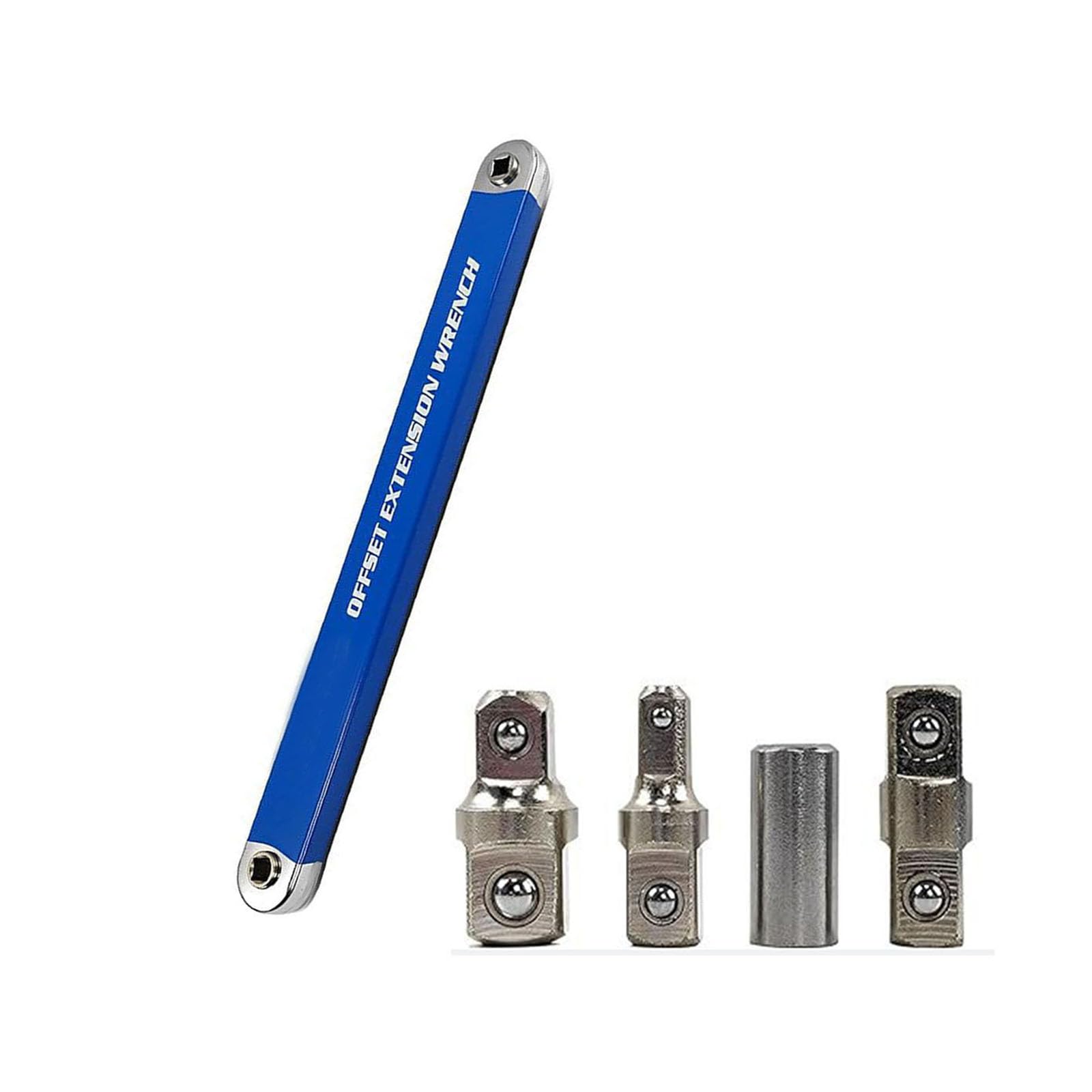 QIZHIMEI offset extension wrench main view for deep reach in tight spaces.