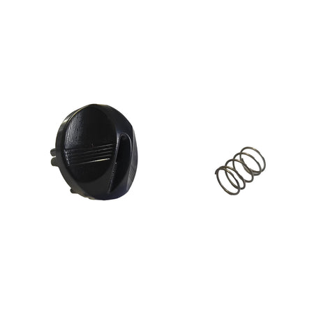 QJPT black control dial knob for Honeywell valve with precise fit and easy replacement.