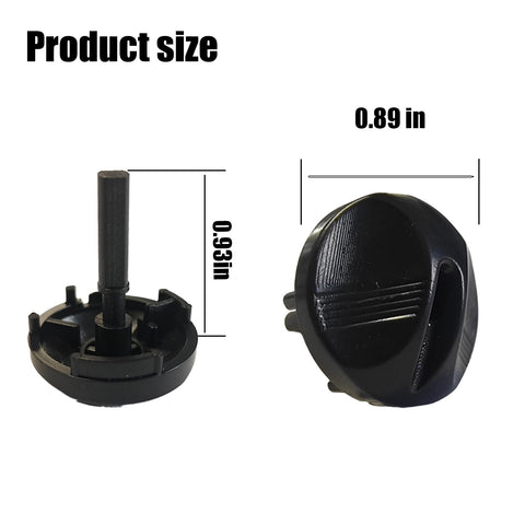QJPT stainless steel spring assisted knob close-up for durable valve control.