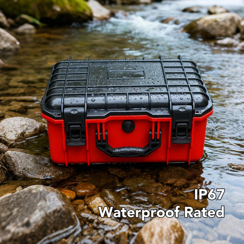 QKJCE case includes room for one charger, keeping essentials together