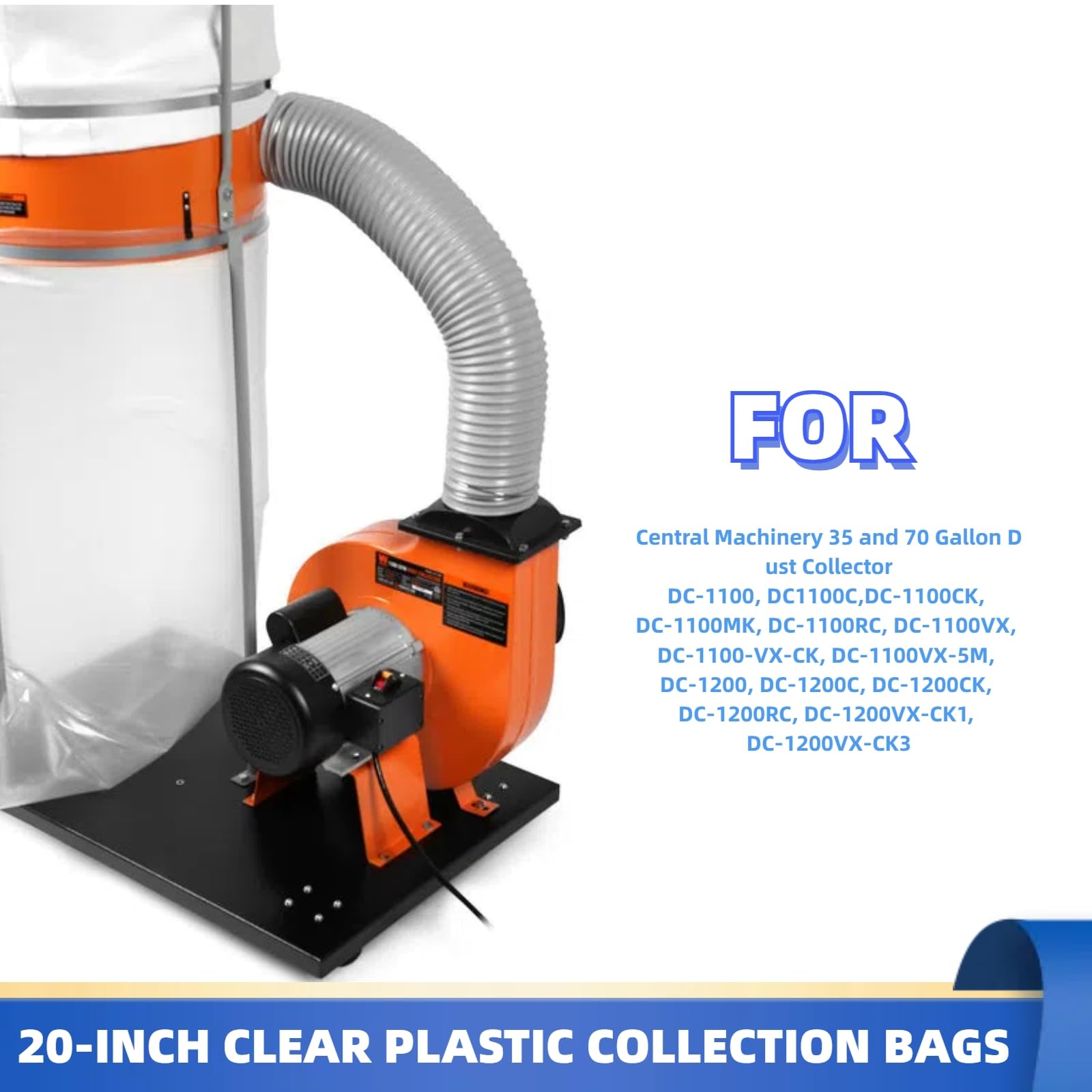 QKWL DC-1100VX bag replacement for quick, hassle-free installation.