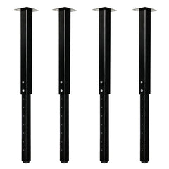QLLY adjustable square table leg extended height range for versatile DIY projects