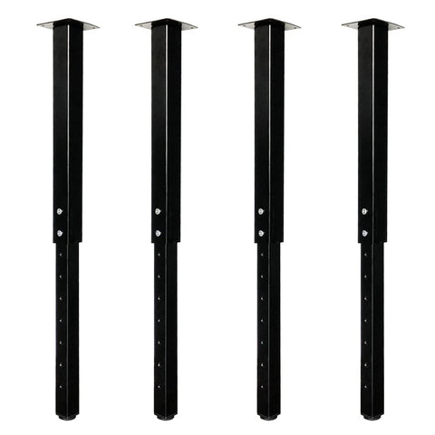 QLLY adjustable square table leg extended height range for versatile DIY projects