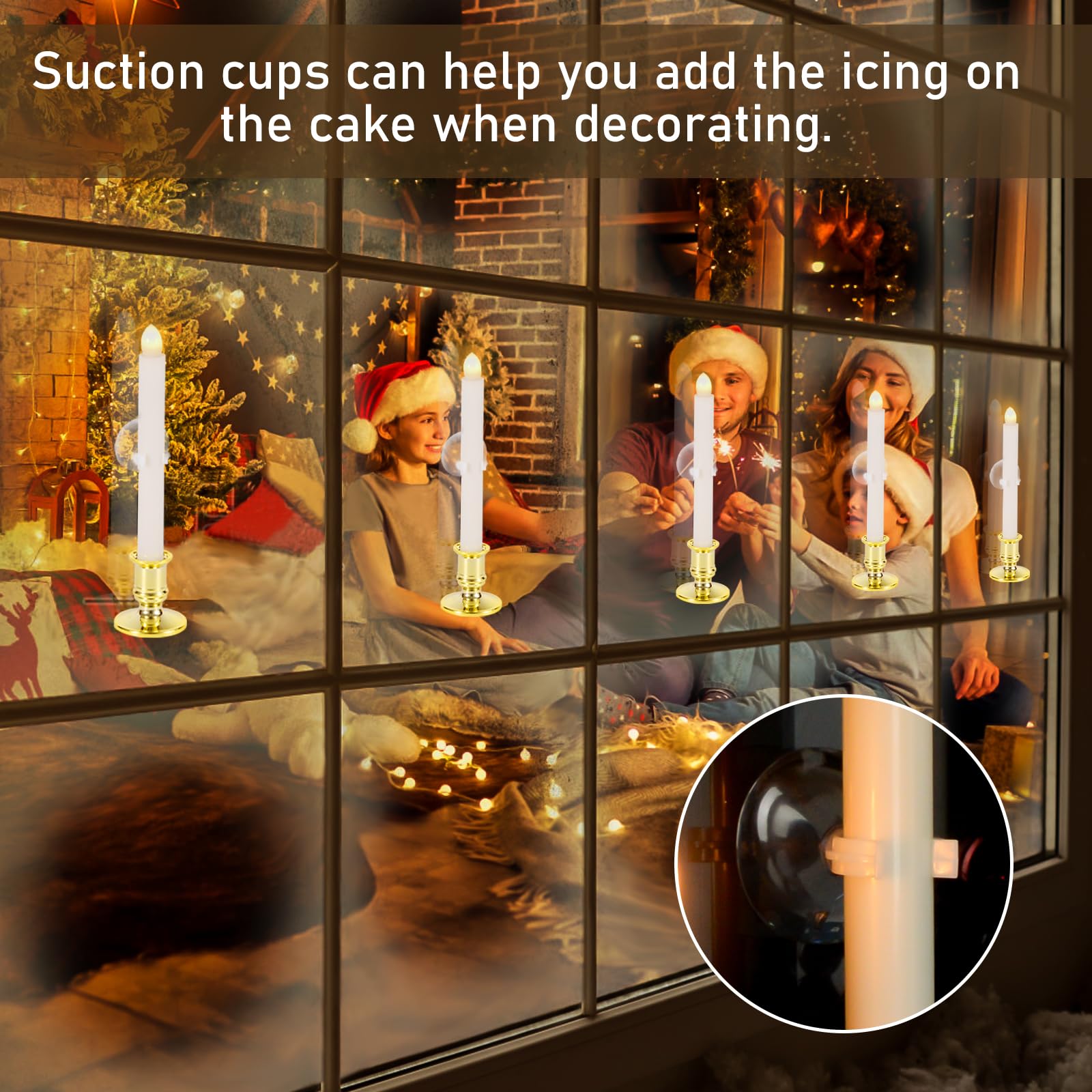 Qmioti gold candle holder closeup adds festive elegance
