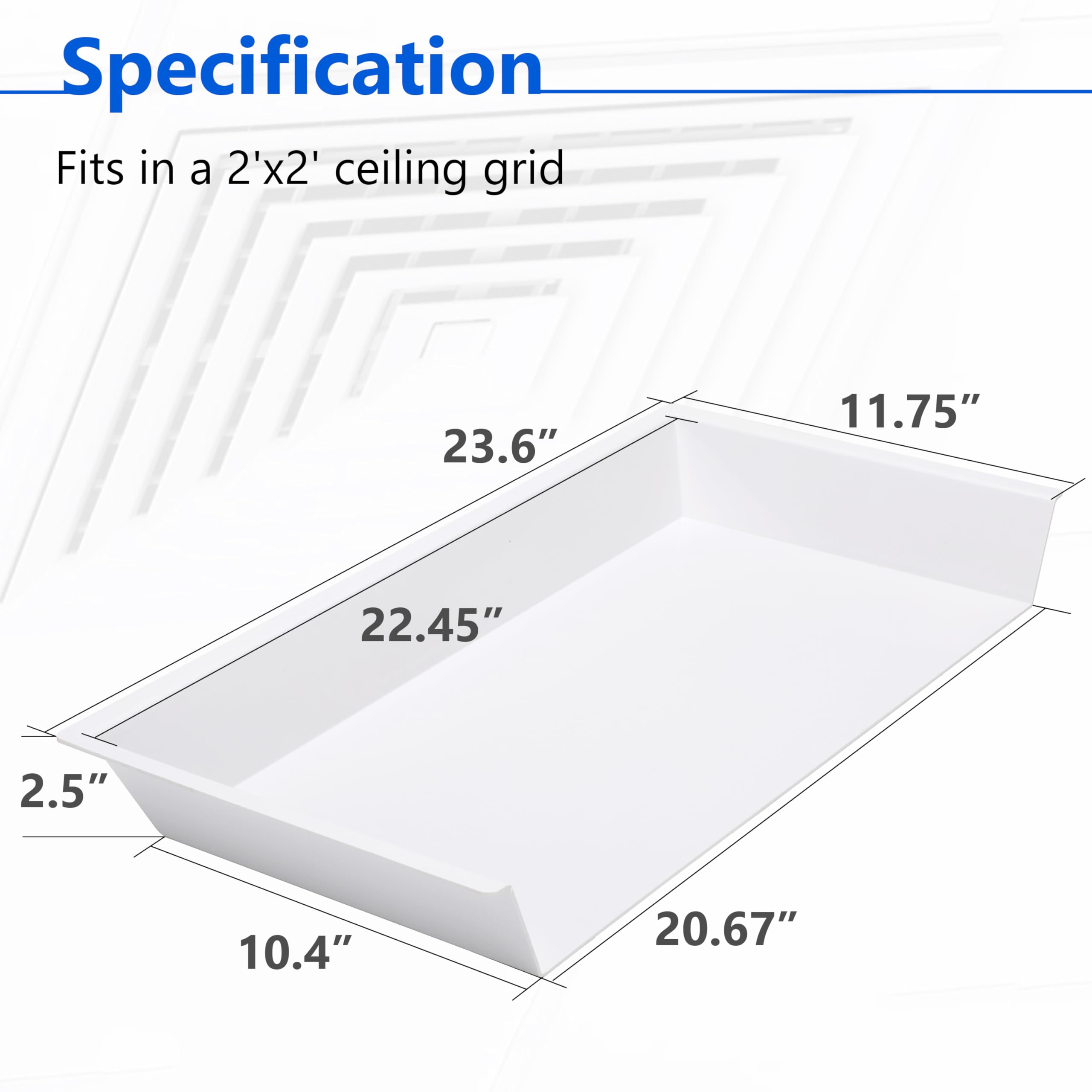 Qnemaei two-pack ceiling air diverters packaged for easy replacement.