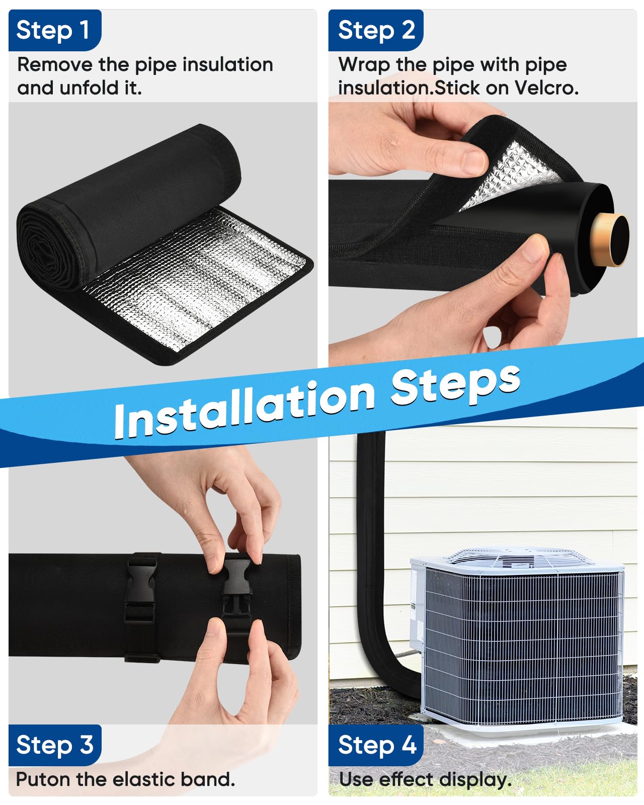QNIZNOE 3-layer insulating material offers durability and reliable sealing.