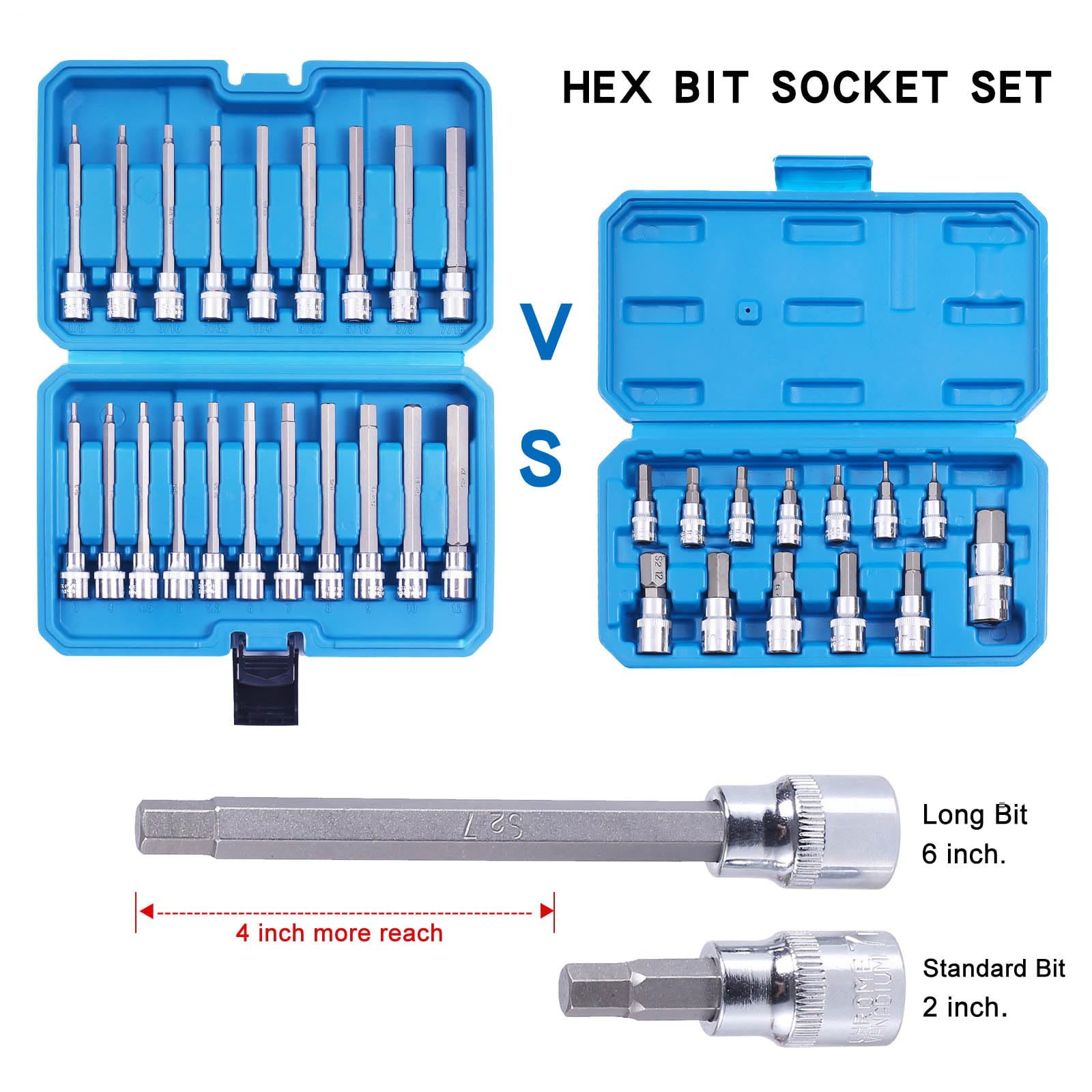 Qnkaa drop-forged S2 alloy steel bits for lasting performance