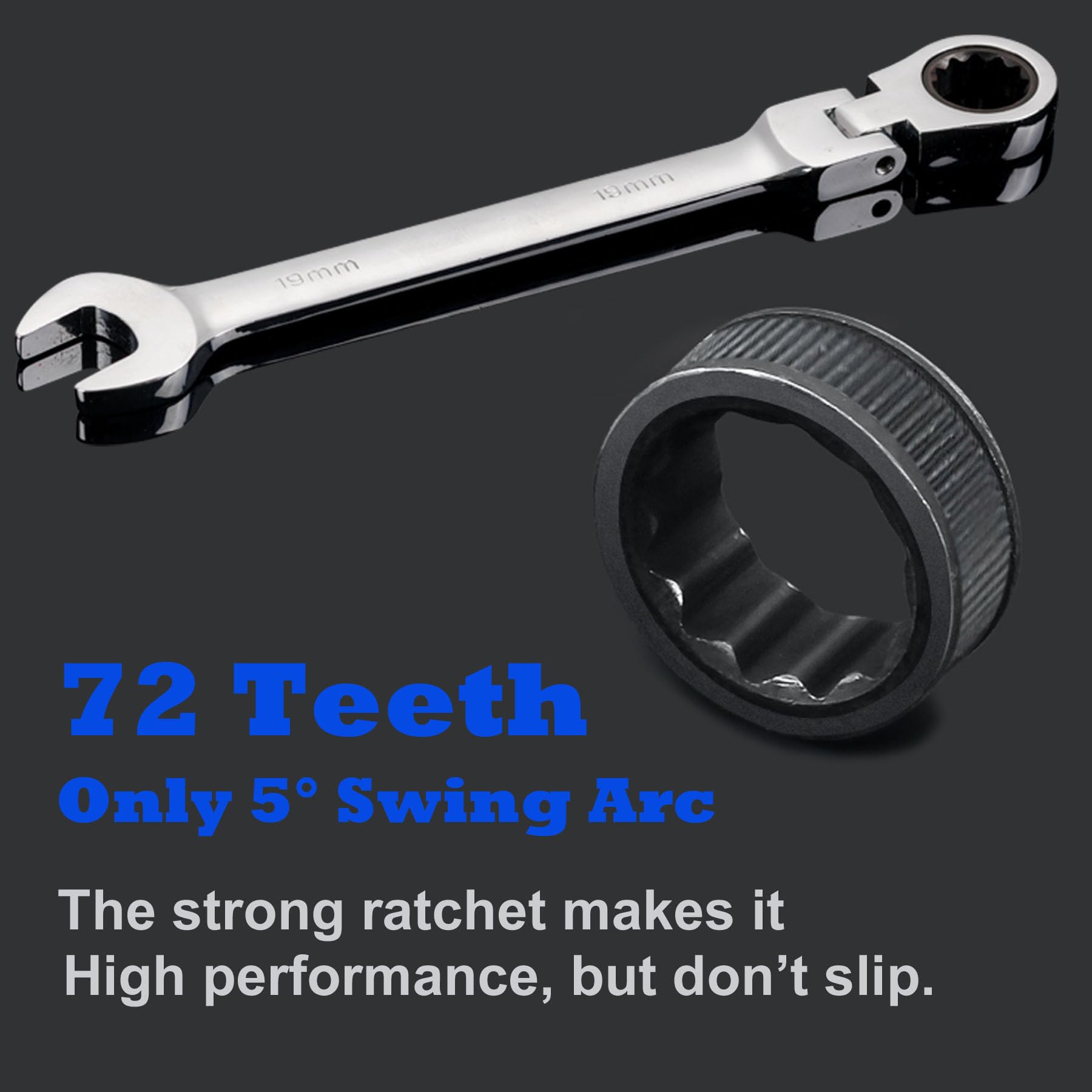 Qnkaa 9mm wrench enables access in confined areas with smooth operation.