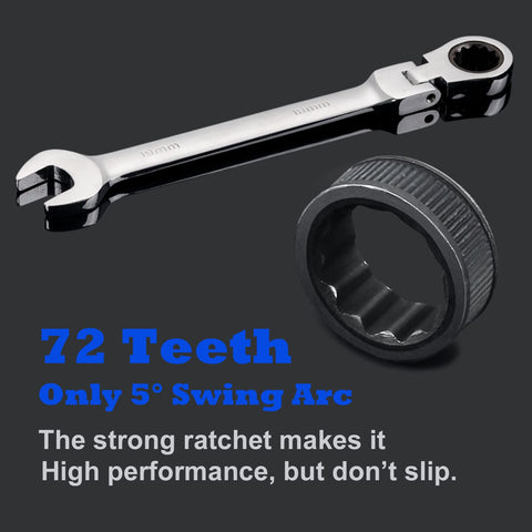 Qnkaa open and bi-hex box ends provide versatile 9-17mm fastenings.
