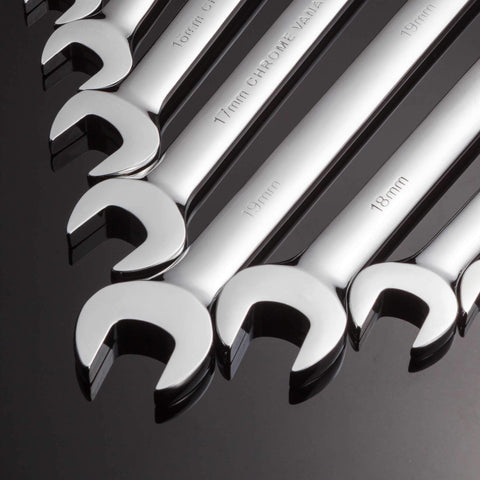 Chrome vanadium construction on Qnkaa wrenches for durability and corrosion resistance