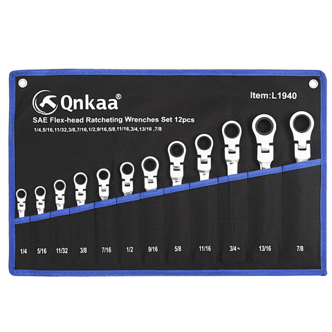 Qnkaa rolling bag keeps wrenches organized and portable