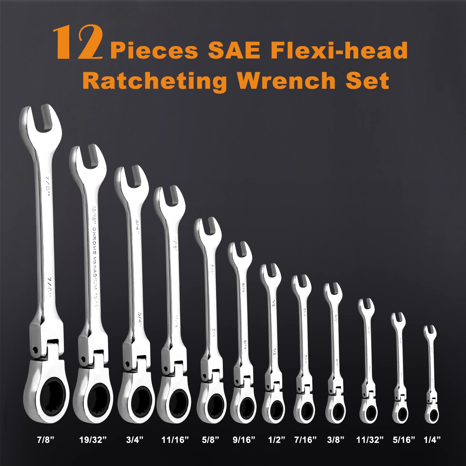 Qnkaa size range from 1/4 to 7/8 inch