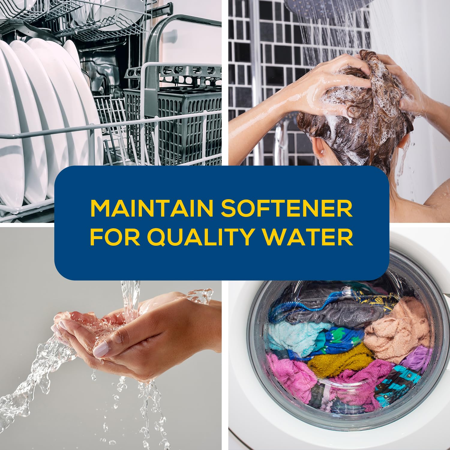 Qoddxx bathroom shower cleaner application restores shine.