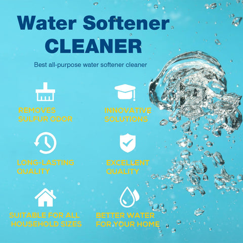 Qoddxx water softener cleaner resin bed cleanse demonstrates targeted resin bed upkeep.