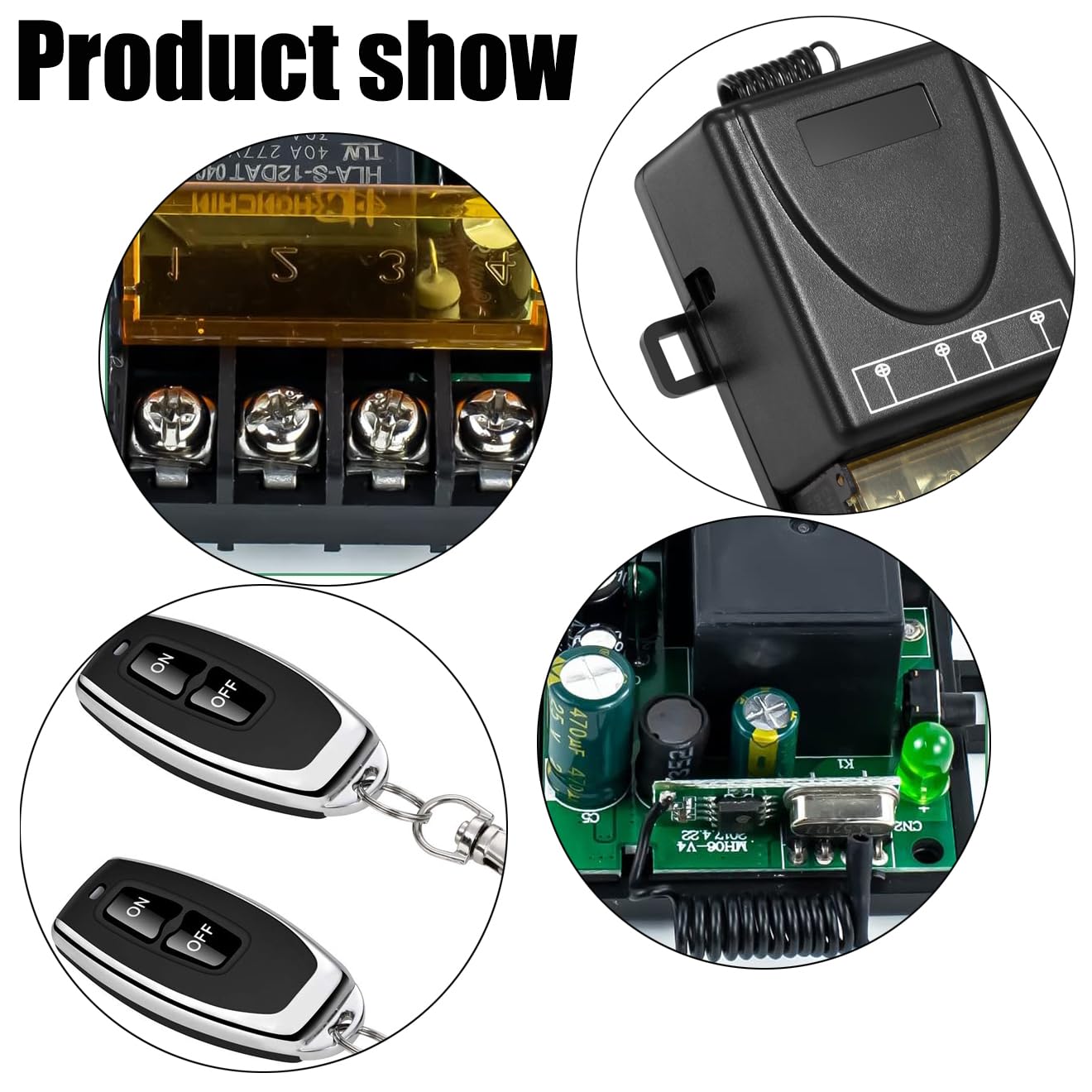 Two QOFOWIN remotes provide flexible multi user operation.