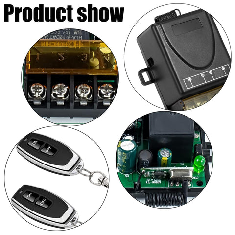 Two QOFOWIN remotes provide flexible multi user operation.